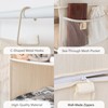 StorageWorks 6-Shelf Hanging Closet Organizers, Two 3-Shelf Separable Closet Hanging
