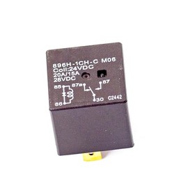 Automotive Power Relay, 24VDC Coil, 20A/15A 28VDC, 5-Pin, Model 896H-1CH-C