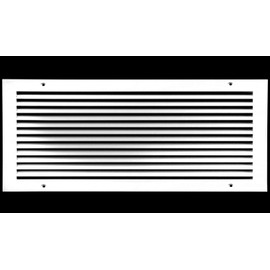 HVAC Premium 20'' X 10" Aluminum Return Grille - Easy Air Flow - Linear Bar Grilles [Outer Dimensions: 21.875'' w X 11.875'' h]