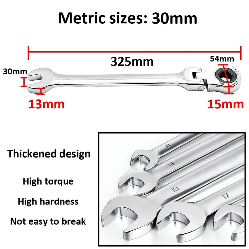 MOCNT Flexible Combination Spanner Ring Spanner Set Spanner Ring Ratchet