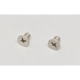 240402701 Refrigerator Door Closer Cam Screw - Genuine New - Set of Two (2) - Stainless Steel Upgrade - AM 3-2-2 - EA250520