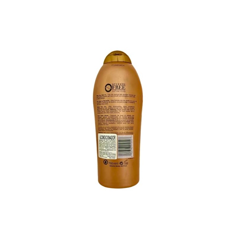 OGX Brazilian Keratin Therapy+ Acondicionador, 750 ml