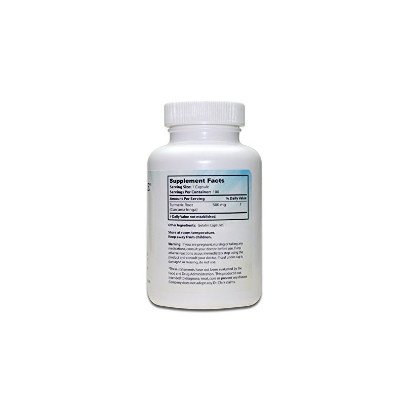 Dr Clark Store Turmeric, 500 mg 100 Capsules