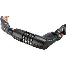 ABUS Chain Lock Tresor 1385/75, Combination Lock, Made of Hardened Steel, 6 mm Square Chain, ABUS Security Level 6