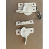 Andersen Window Lock,Die Cast,1-15/16" Die cast White Enamel