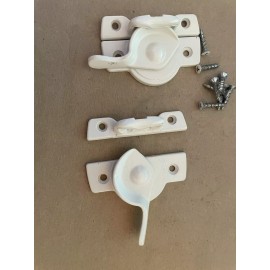 Andersen Window Lock,Die Cast,1-15/16" Die cast White Enamel