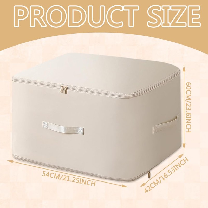 WHFDC Ultra Space Saving Self Compression Organizer Quilt Compression Storage