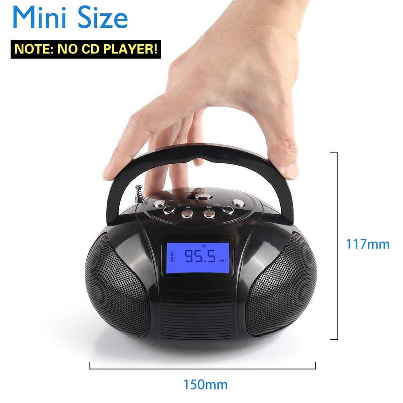 August SE20 - Mini Bluetooth MP3 Stereo - Portable Radio