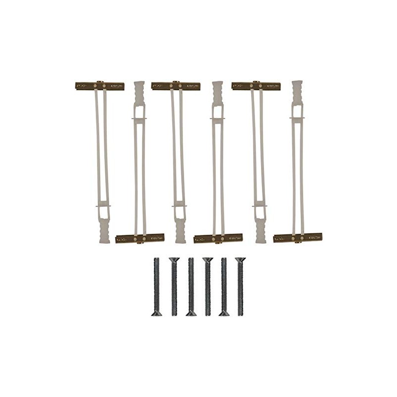 Professional Toggle Bolts - 6 Pack