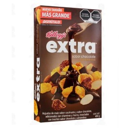 Kellogg's 2 BOXES KELLOGG’S EXTRA CHOCOLATE CON ALMENDRAS 490 GR. Mexico