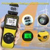 GOYERRNES Handheld Cup Anemometer with Compass, 93MPH Digital Wind Speed