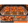 Stainless Steel Baking Pan with Wire Rack for Oven Cooking