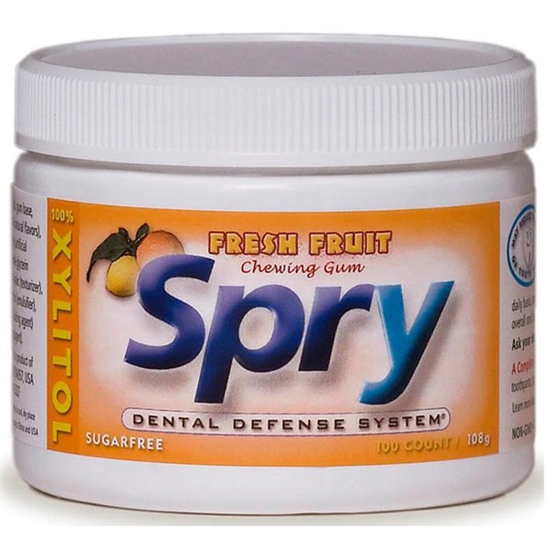 Xlear Spry Chewing Gum Fresh Fruit 100 Counts