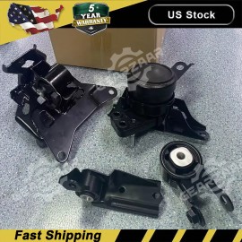 Gearzaar 4pc Engine Motor & Transmission Mount for Toyota Yaris 2006-11 15-17 Auto trans