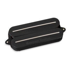 Seymour Duncan Black Winter Rails Bridge Humbucker Pickup – 7-String, Passive, High-Output, Ceramic Magnets – Black