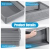 CACASO 6 Pack Turn in Trays Classroom, Plastic Paper Trays,