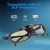 DLP Link 3D Glasses 144Hz Rechargeable High Light Transmission 3D