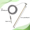 Brass Ground Rod with 40ft Wire & Alligator Clip, Grounding