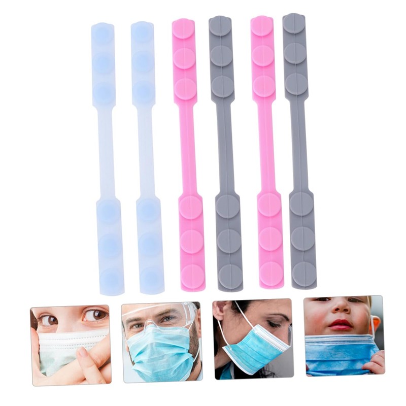 FOMIYES Adjustable Mask Hooks 6pcs Mask Extension Hooks Ear Protectors