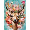 CherryPazzi 1000 piece puzzle: Deer in Flowers