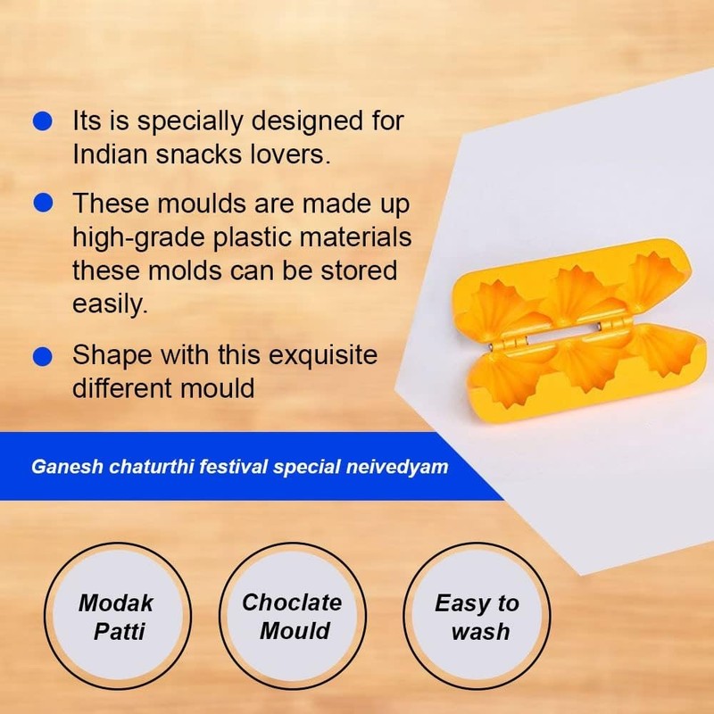 Garden Of Arts Ganpati Modak Plastic Mould Strip/Modak Patti/Modak Sancha/