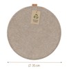 Miqio Design Round Felt Seat Cushion with Non-Slip Nubs Sustainable