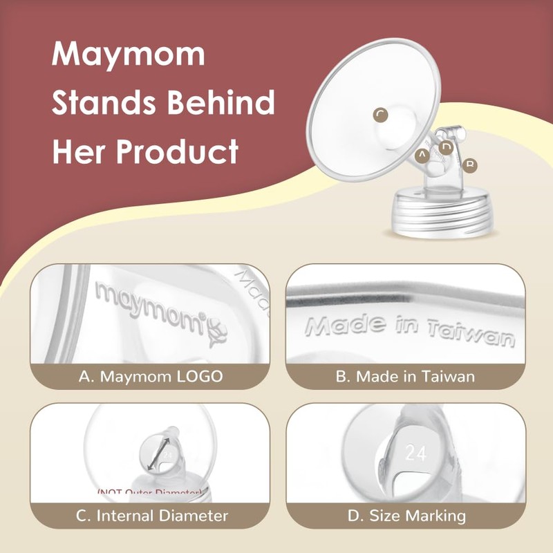 Maymom Pump Parts Compatibili con Spectra S1/S2/9 Plus 21mm Flange