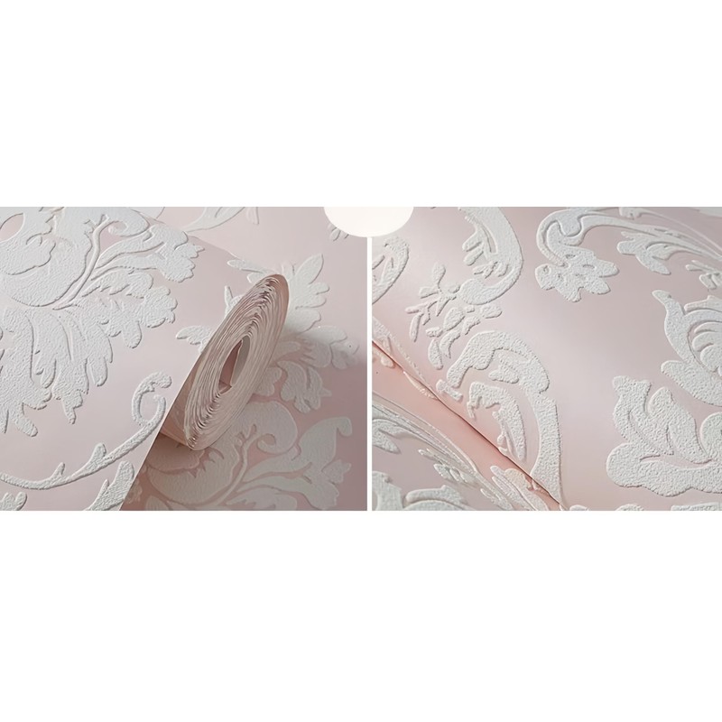 mwpqbd European 3D Wallpaper TV Background Relief Thickened Non-self-Adhesive Non-Woven