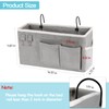 Loghot Bedside Caddy/Bedside Storage Bag Hanging Organizer for Bunk and
