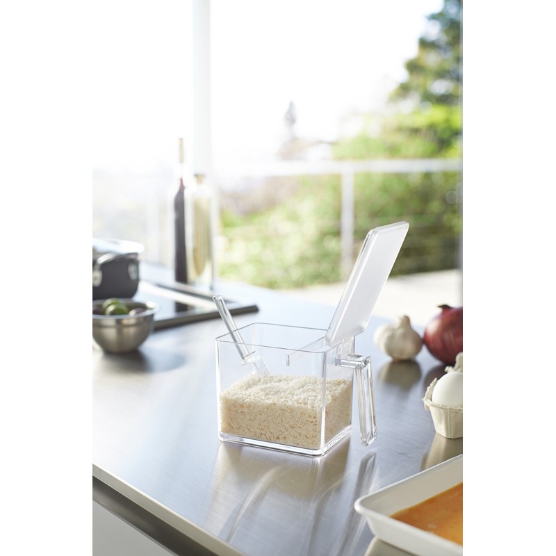 Yamazaki 2869 Tower Spice Storage Container, Large, White