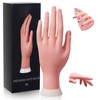 Practice Hand for Acrylic Nails, Flexible Nail Mannequin Hands for