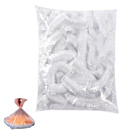 Pack of 100 Reusable Cling Film with Elastic Covers for Food, Elastic Food Storage Bags, Sealing Bags, Food Cover