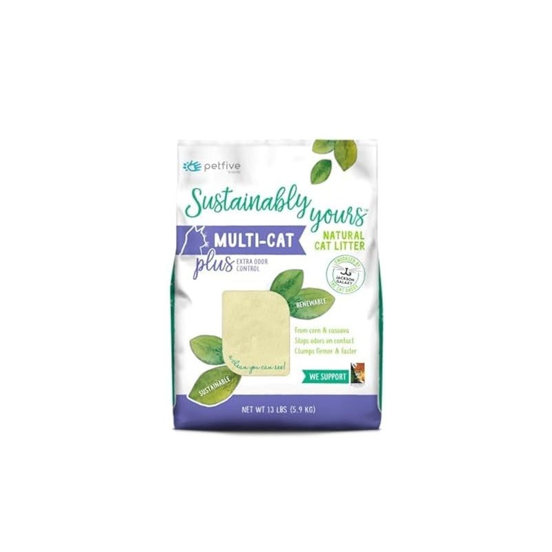 Sustainably Yours, Arena para Gatos Multi Cat Plus, 2086 onzas