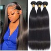 Bafamiya Human Hair Bundles Natural Straight 24 26 28 Inch