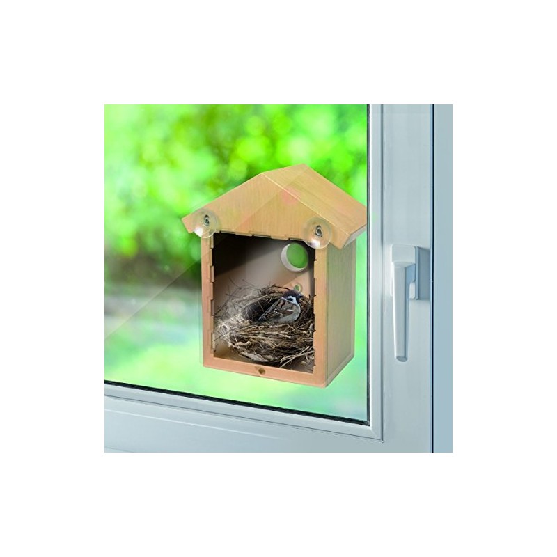 Home and Co Observoiseaux Bird House for Windows, Clear Tinted