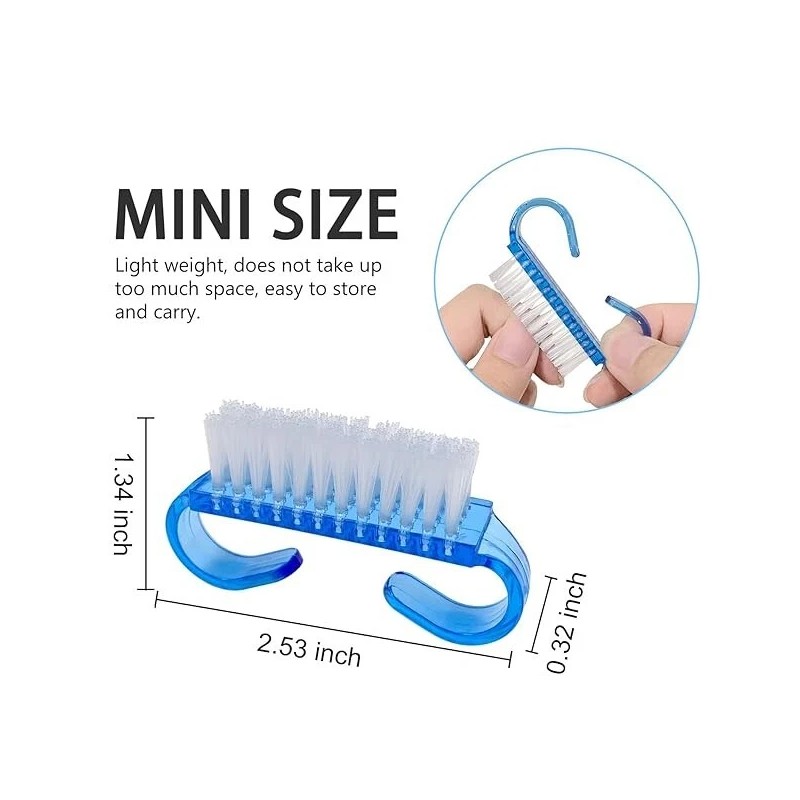 Brand: HANWER 4 Pack Handle Grip Nail Brushes, Colorful Mini