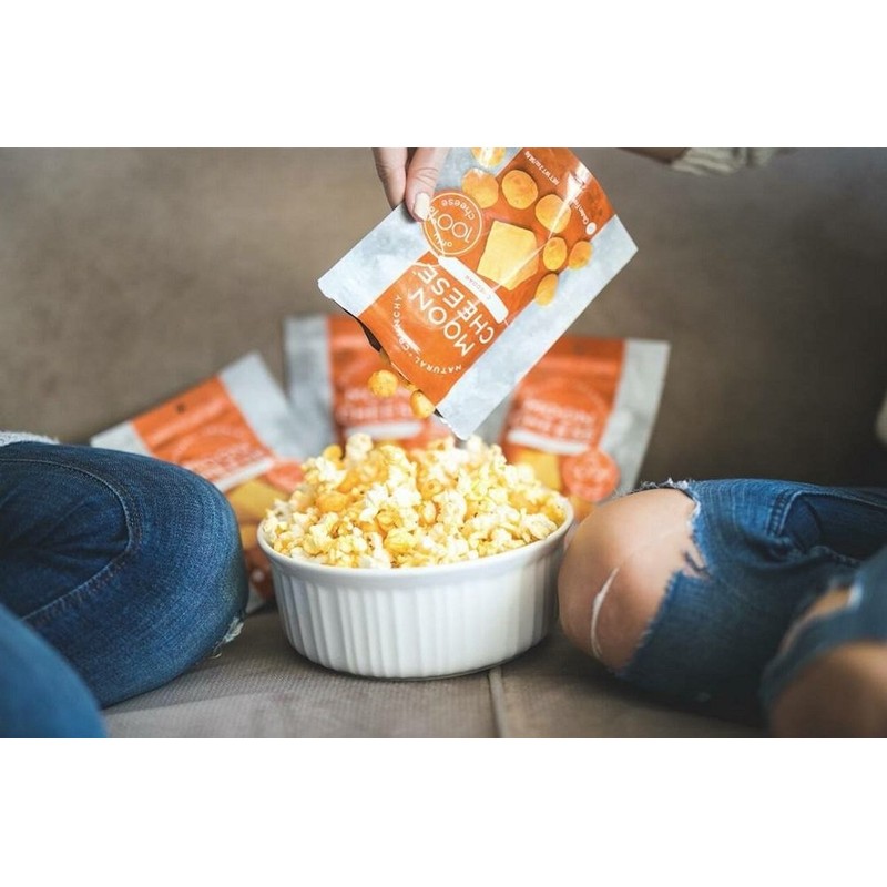 Moon Cheese - 100% Natural Cheese Snack - Cheddar -