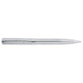 Helix Oxford Premium Ballpoint Pen (Stainless Steel) with Plastic Free Packaging, 209814