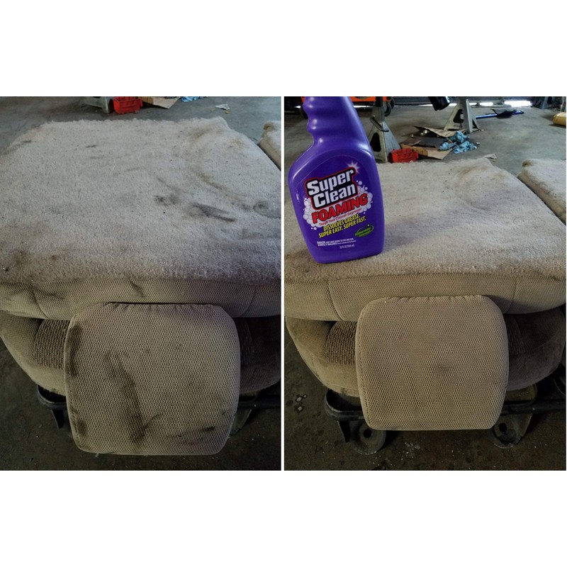 Super Clean Foaming Multi-Surface All Purpose Cleaner Degreaser Spray, Biodegradable,