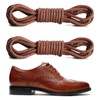 NDTEZUGT Waxed Shoe Laces for Cole Haan Business Oxford Boots,
