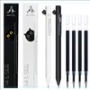 2 Pcs Cute Cat Pens Cute Retractable Cat Gel Pens