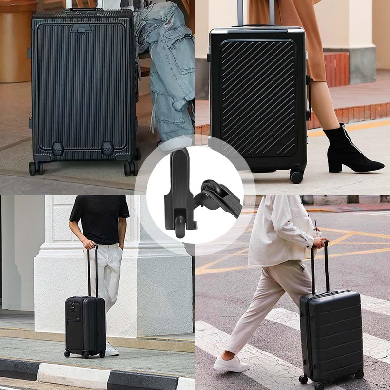 LNGJIN 2 Pairs of Hard Shell Suitcase Wheels, Suitcase Wheels