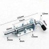Spring Latch Door Bolt Galvanised Steel with Suspension Gate Bolt