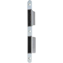 Strike Plate for Magnetic Latch Locks Series 300 RNM, Galvanised Steel, Silver-Coloured, 1 Piece, Accessories for Mortise Lock / Magnetic Lock / Fittings