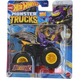 Hot Wheels Monster Trucks Battitude, Connect and Crash Car