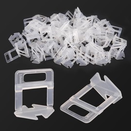 600 Piece Tile Leveling System Clips, 1/16 Inch Tile Leveler Clips DIY Tile Spacers Tile Leveling Clips for Professional Ceramic Tile and Stone Installation(1/16 Inch)