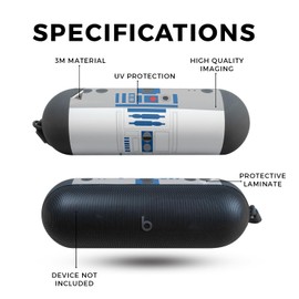 Speaker Skin Compatible with Beats Pill (2024) - Cyber Bot - Premium 3M Vinyl Protective Wrap Decal Cover - Easy to Apply | Crafted in The USA by MightySkins