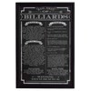 Hathaway Billiard Game Rules Wall Art