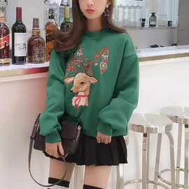 SUPVOX Deer Iron on Sewing Applique Sequin Christmas Iron on Patches Embroidered