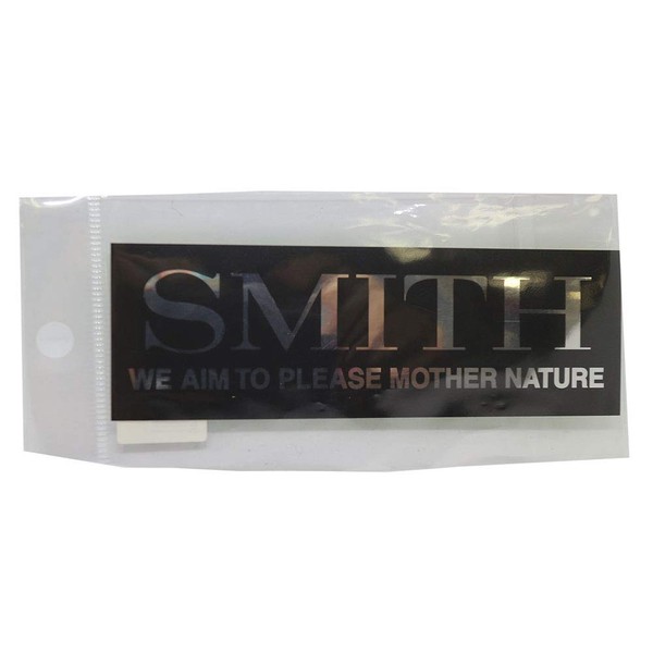 Smith LTD Smith Logo Silver Glossy Sticker SS No. 01 Black